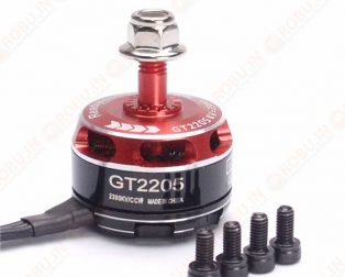 GT2205 2300KV Brushless DC Motor - Silver Cap (CCW Motor Rotation)