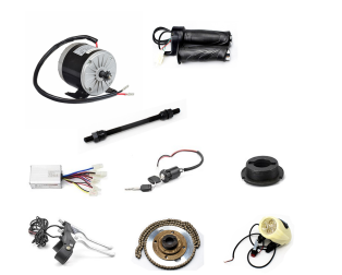 MY1016 250W eBike Motor with Electric Bicycle Combo Kit