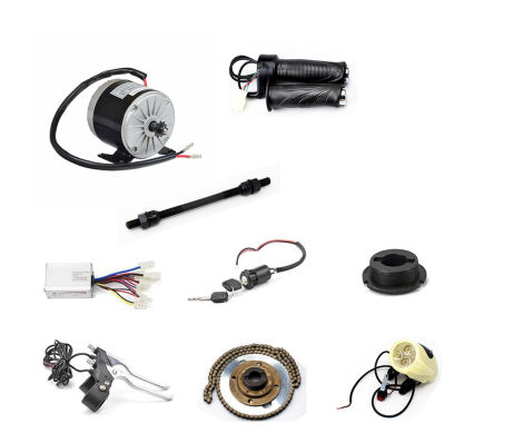 MY1016 250W eBike Motor with Electric Bicycle Combo Kit