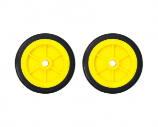 EasyMech Heavy Duty(HD) Disc Wheel 100mm Diameter - 2Pcs(Yellow Color)