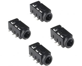 3.5 mm Audio Jack Female TRRS (SMD)-4Pcs