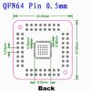 QFN 56 64 SMD TURN TO DIP PCB Adapter