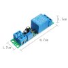 DC 12V Switch Delay-Relay Module with Adjustable Delay Time 0~25 Second Signal Triggering Switch Module