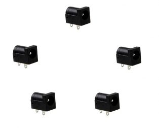 DC-005 5.5x2.1mm Female DC Power Jack Supply Socket -5Pcs.