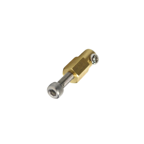 3mm Brass Hex Coupling For 38mm Plastic Omni Wheel