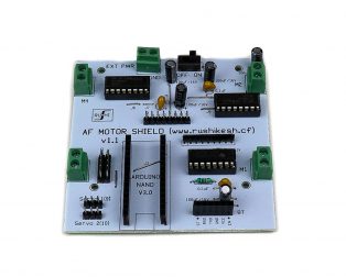 HACK AF L293D Motor Driver/Servo Shield for Arduino Nano