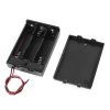 Plastic Covered Battery Cell Holder For 3 X AA Battery with OnOff Switch