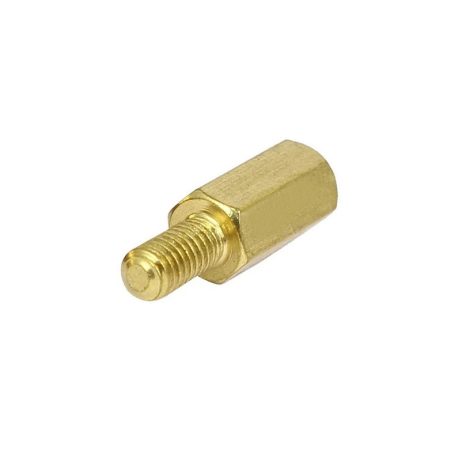 M3 X 10mm Male-Female Brass Hex Threaded Pillar Standoff Spacer- 24 Pcs.