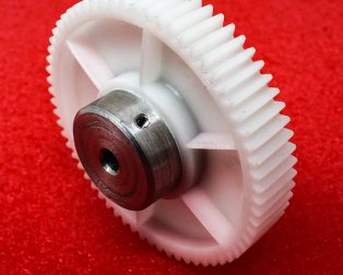 Nylon Metal Insert Spur gear (1M-64T-5-64)