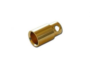 8mm Gold Plated Bullet Connector Female-1Pcs.