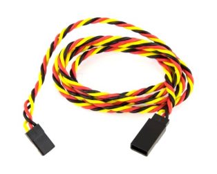 SafeConnect Twisted 60CM 22AWG Servo Lead Extension (JR) Cable