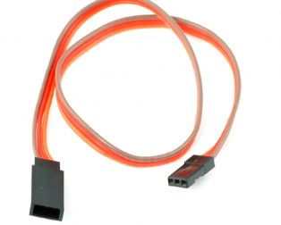 SafeConnect FLAT 45CM 22AWG Servo Lead Extension (JR) Cable