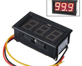 0.56inch 0-100V Three Wire DC Voltmeter (1)