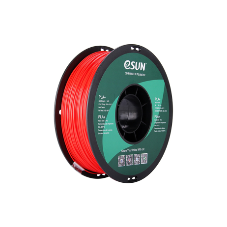 eSun PLA+ 1.75mm 3D Printing Filament 1kg-Red