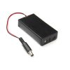 2 X 18650 Black Battery Holder with DC Power Plug