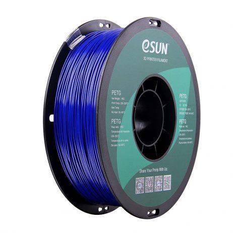 eSun PETG 1.75mm 3D Printing Filament 1kg-Solid Blue