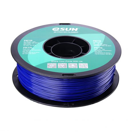 eSun PETG 1.75mm 3D Printing Filament 1kg-Solid Blue