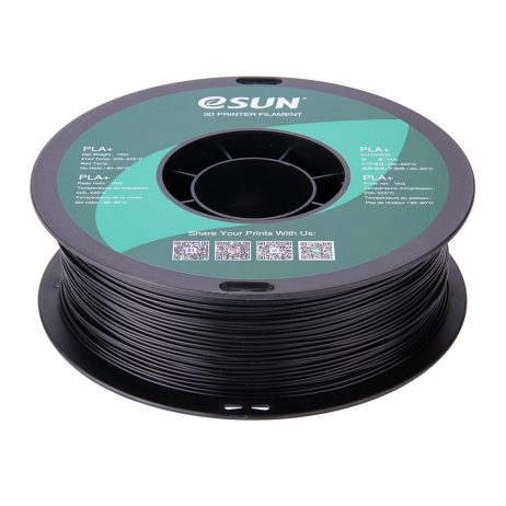 eSun PLA+ 1.75mm 3D Printing Filament 1kg-Black