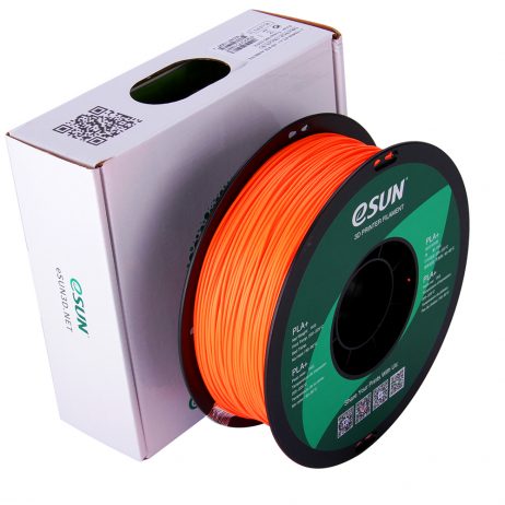 eSun PLA+ 1.75mm 3D Printing Filament 1kg-Orange