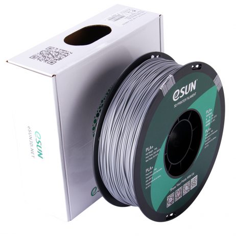 eSun PLA+ 1.75mm 3D Printing Filament 1kg-Silver