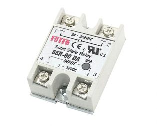 DC To AC SSR-60DA Solid State Relay Module 3-32 VDC 24-380VAC 60A