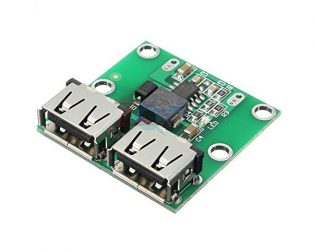 Dual USB Output 9V/12V/24V to 5V 3A DC-DC Car Charging Voltage-Stabilizer Module