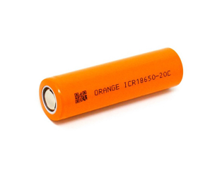 Orange ICR18650-20C 3.7V 2000mAh 3C Li-ion Battery