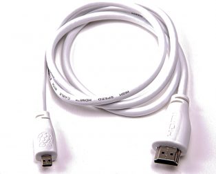 Micro HDMI (Male) to Standard HDMI (Male) Cable for Raspberry Pi 4