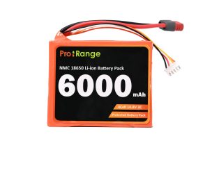 Pro-range NMC 18650 14.8V 6000mAh 3C 4S2P Li-Ion Battery Pack