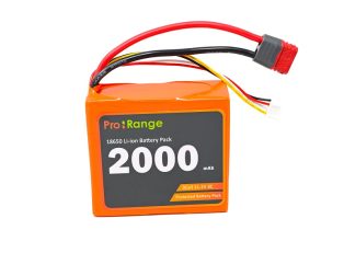 Orange INR 18650 11.1V 2000mAh 3C 3S1P Li-Ion Battery Pack