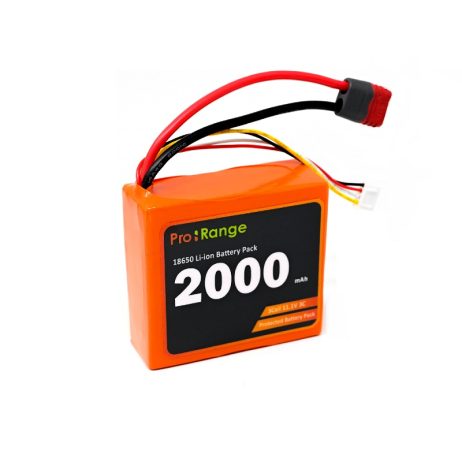 Orange INR 18650 11.1V 2000mAh 3C 3S1P Li-Ion Battery Pack