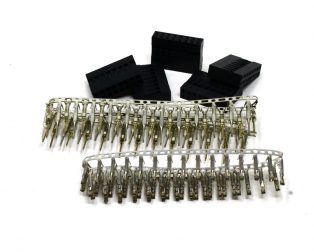 2*8 Pin Male-Female Crimp Connector (Pack of 5)