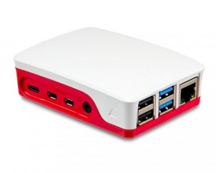 Official Raspberry Pi 4 Case-Red-White