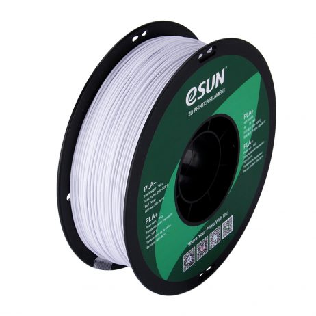 eSun PLA+ 1.75mm 3D Printing Filament 1kg-Cold White