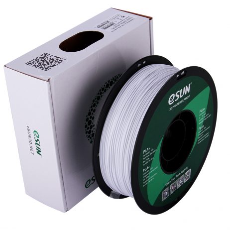 eSun PLA+ 1.75mm 3D Printing Filament 1kg-Cold White