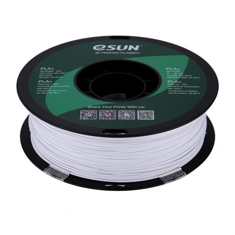 eSun PLA+ 1.75mm 3D Printing Filament 1kg-Cold White