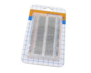 Transparent 400 Points Solderless Breadboard