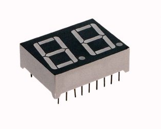 0.56 inch Red 2 Digit 7 Segment LED Display CC 18pin-2Pcs.