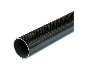 3K Roll-wrapped Carbon Fibre Tube (Hollow) 18mm(OD) * 16mm(ID) * 1000mm(L)