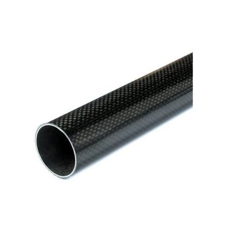 3K Roll-wrapped Carbon Fibre Tube (Hollow) 18mm(OD) * 16mm(ID) * 1000mm(L)