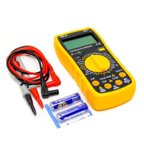 HTC HTC DM 81 Digital Multimeter Capacitance Diode Transistor and Live Tester 10