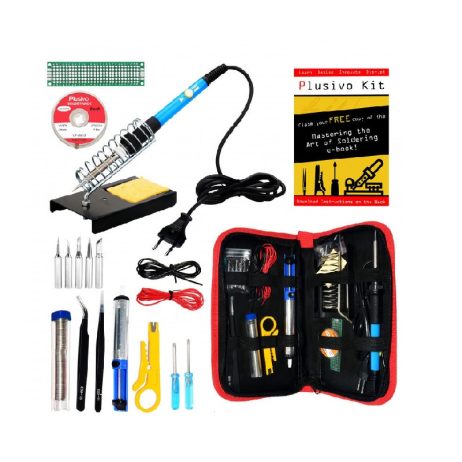 PlusiPlusivo Soldering Kit For Electronics (Plug Type: EU)vo Soldering Kit For Electronics (Plug Type: EU)