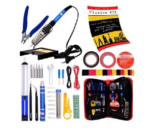 Plusivo Soldering Kit (EU Plug) With Diagonal Wire Cutter