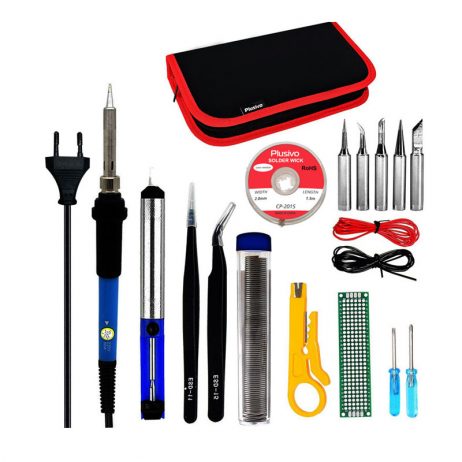 Plusivo Soldering Kit For Electronics (Plug Type: EU)