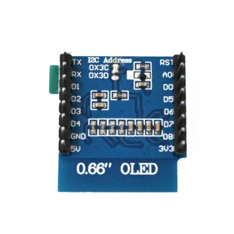 GoldenMorning 0.66 Inch OLED Module IIC/I2C for D1 MINI