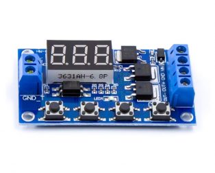 Timing Delay Switch Circuit with Double MOSFET Control