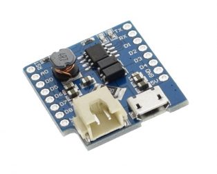 WeMos D1 Lithium Battery Charger Board with Mini USB