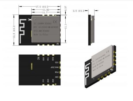 HM-BT4502 Bluetooth Low Energy (BLE) Pass-through Module