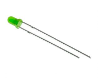 3MM LED Green-50Pcs.