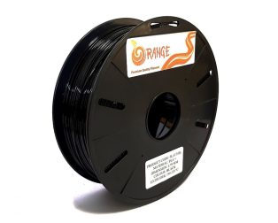 Orange PLA+ 1.75mm 3D Printing Filament 1kg-Black